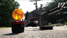 Kellerbrand in Tankstelle