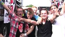 Abiturienten feiern beim Abimove 2011 das Ende ihrer Schulzeit