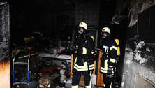 Brand in der "Alten Post" in W&uuml;rm