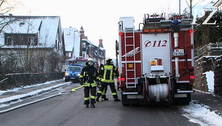 Brand in Birkenfeld: Feuerwehr rettet zwei Menschen