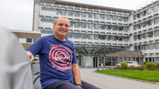 Eckhard Ächtler und sein Mühlacker Krankenhaus: Er hat 1977 als Krankenpfleger dort angefangen und ist nie mehr gegangen. Selbst