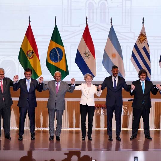 Unterzeichnung des Mercosur-Abkommens