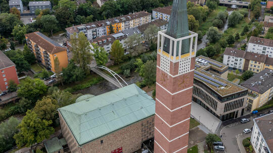 Luftbild Pforzheim Innenstadt