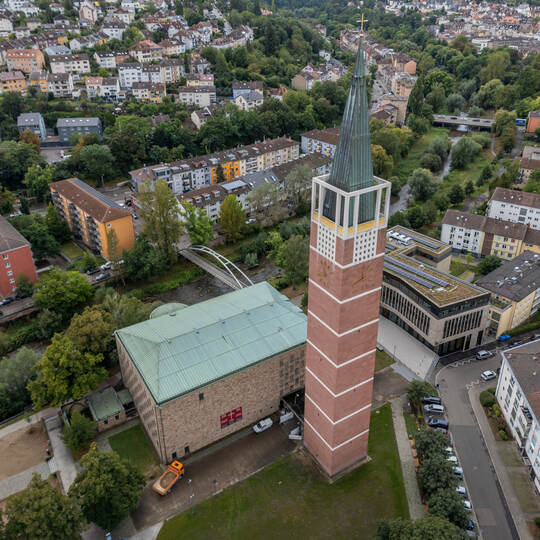 Luftbild Pforzheim Innenstadt