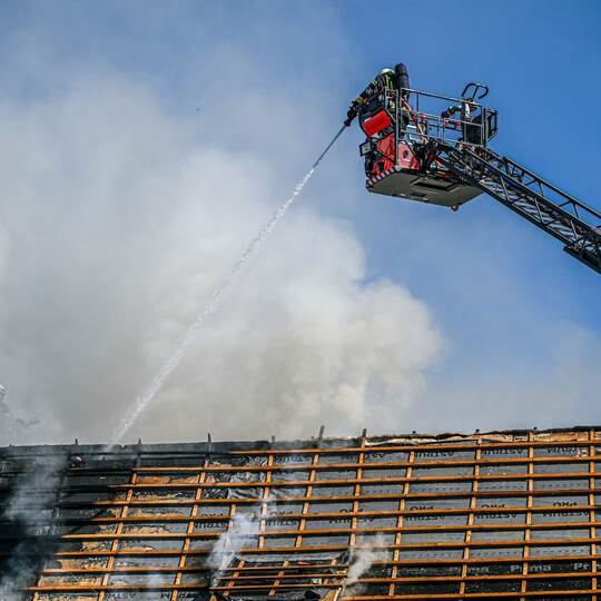 Brand in Altstadt von Schwäbisch Gmünd