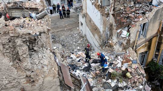 Explosion in Griechenland