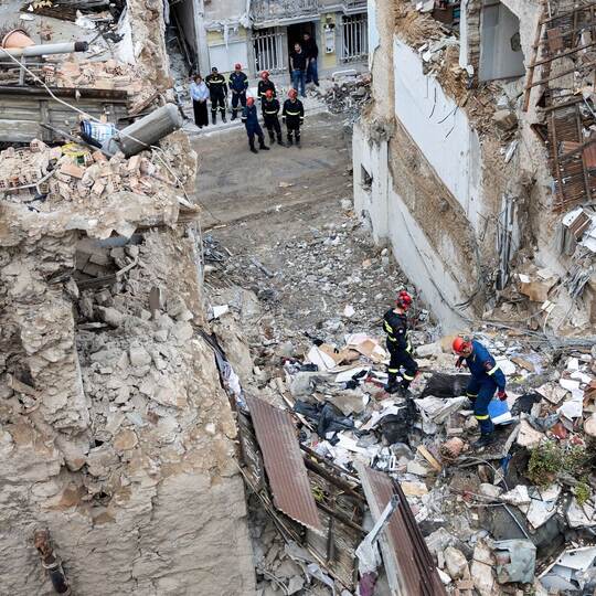 Explosion in Griechenland