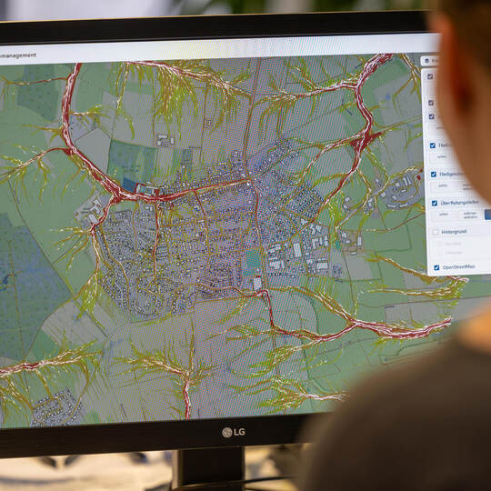 Enzkreis Ernstfall Karte Monitor