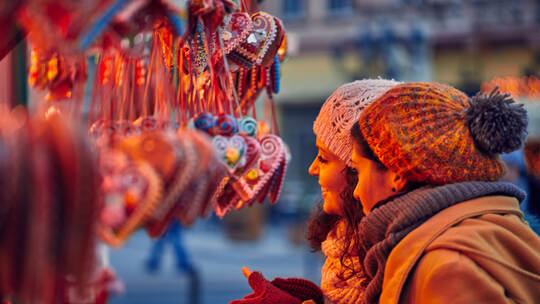 Enjoying Christmas Market