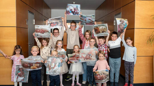 „Wer nicht an Wunder glaubt, hat noch kein Frühchen gesehen“. Mit ihren Bildern verdeutlichen die ehemaligen kleinen Patienten d