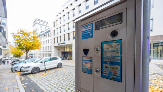 Parken Innenstadt Parkscheinautomat Parkhaus
