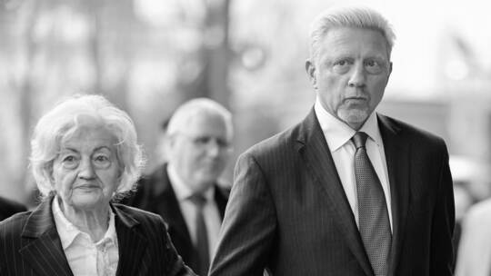 Boris Becker und seine Mutter Elvira Becker Boris Becker und seine Mutter Elvira Becker