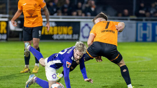 Es dem Gegner schwer machen: Auch die Arbeit gegen den Ball – die im Derby gegen Nöttingen viel zu selten so wie hier ausfiel –