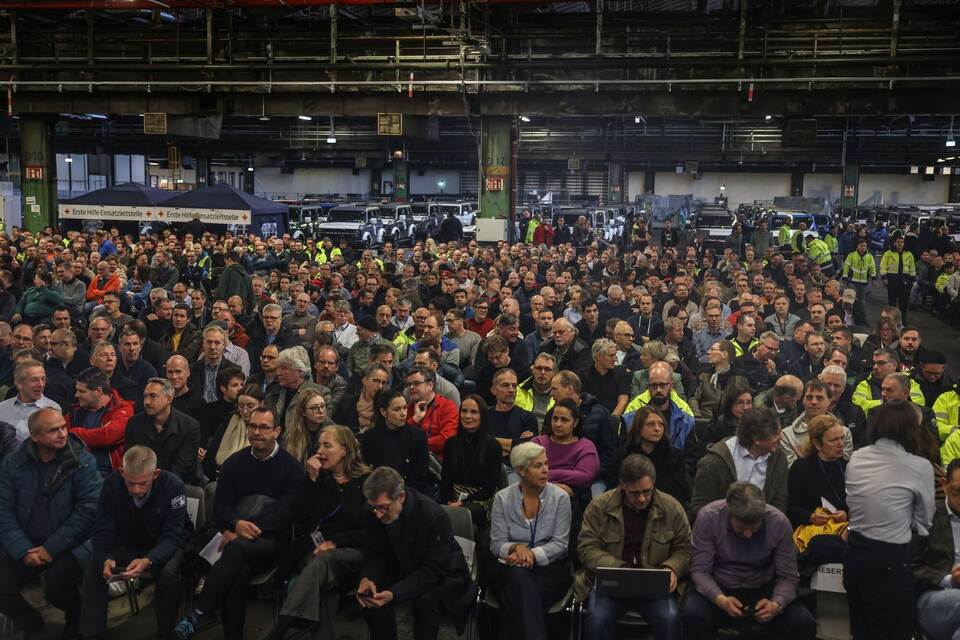 Betriebsversammlung bei Ford in Köln