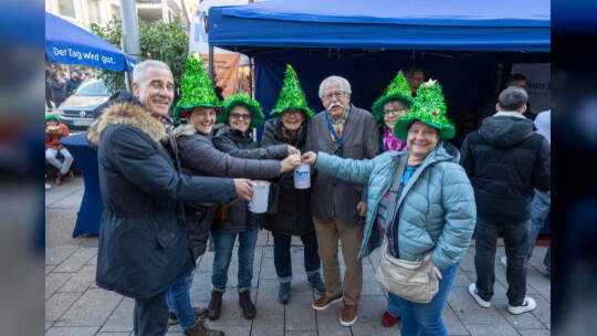 Menschen In Not Spendenaktion Innenstadt