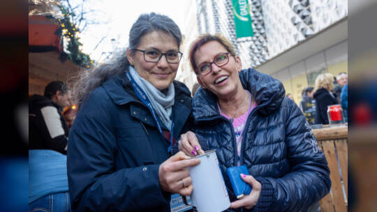 Menschen In Not Spendenaktion Innenstadt