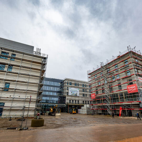 Baustellenrundgang Neubau Kreiskliniken Calw