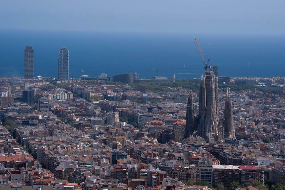 Ansichten der Stadt Barcelona