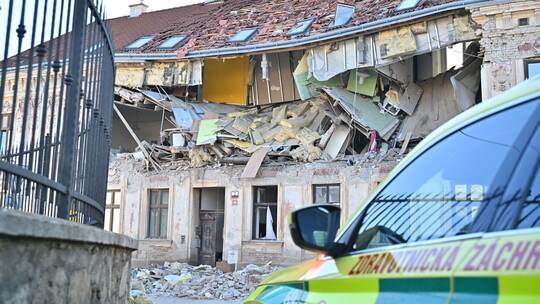 Explosion in einem Wohnhaus im tschechischen Znojmo