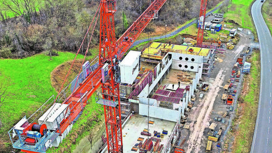Keltern Baustelle Feuerwehr