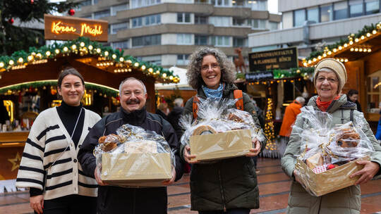 PZ Gewinnspiel Messbären Gewinnübergabe