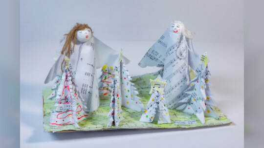 Weihnachtsbasteln Brötzinger Schule Klasse 2A