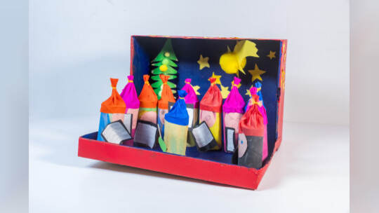 Weihnachtsbasteln Bohrainschule Klasse 2A