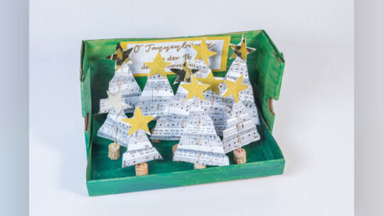 Weihnachtsbasteln Bohrainschule Klasse 1B