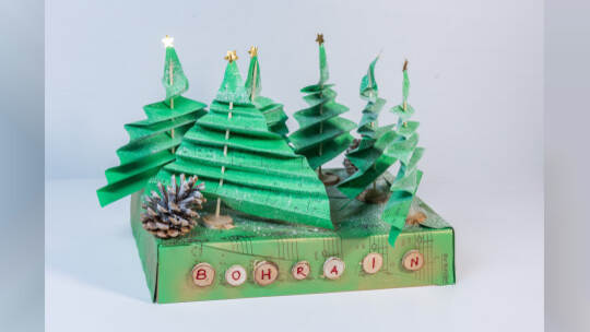 Weihnachtsbasteln Bohrainschule Klasse 1A