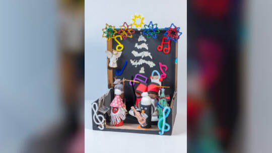 Weihnachtsbasteln Milan D.G. (8) Pforzheim