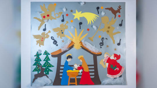 Weihnachtsbasteln GS Kämpfelbach Kernzeitbetreuung