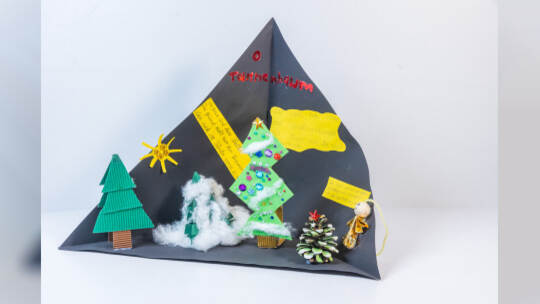 Weihnachtsbasteln Grundschule Calw-Stammheim Klasse 2C