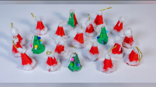 Weihnachtsbasteln Karl-Friedrich-Schule Klasse 1A