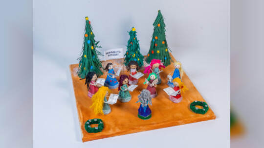 Weihnachtsbasteln Kernzeit und Ganztagsbetreuung Honigtopf eV Kieselbronn