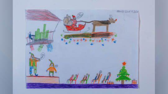 Weihnachtsbasteln Moritz Ebert (11) Engelsbrand