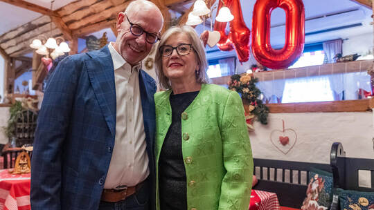 Seit rund 50 Jahren ein Paar, seit genau 40 Jahren gemeinsame Inhaber ihres eigenen Restaurants: Manfred und Monika Hoppe.
