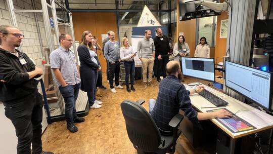 Spannende Exkursion für die Teilnehmer. Prof. Weber, Hochschule Pforzheim