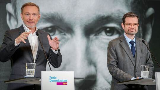 FDP-Chef Lindner und sein designierter Generalsekretär Buschmann