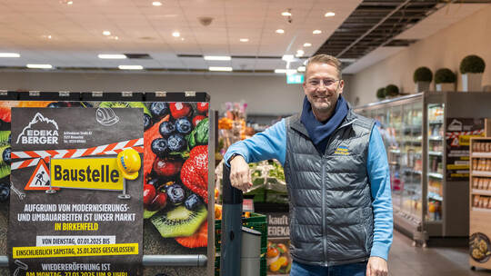 Mit dem Birkenfelder Edeka saniert Kaufmann Frank Berger seinen dritten Markt binnen drei Jahren.