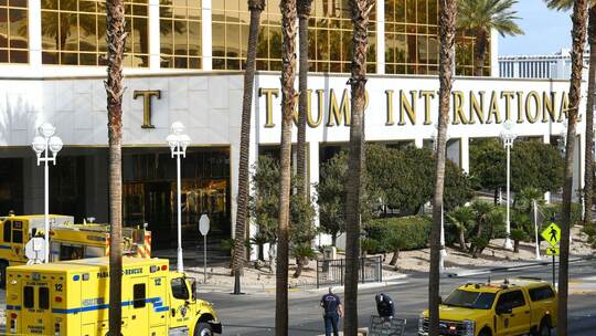 Cybertruck-Brand vor Trump-Hotel