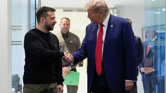 Treffen von Trump und Selenskyj in New York Treffen von Trump und Selenskyj in New York