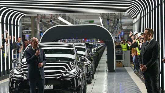 Eröffnung Tesla-Fabrik Berlin Brandenburg Eröffnung Tesla-Fabrik Berlin Brandenburg