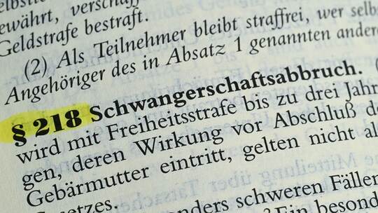 Strafgesetzbuch zum Schwangerschaftsabbruch Strafgesetzbuch zum Schwangerschaftsabbruch