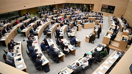 Landtagssitzung Stuttgart