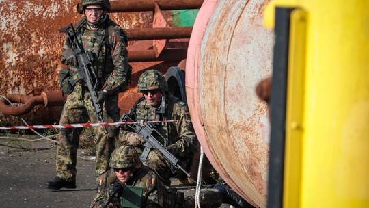 Heimatschützer bei der Bundeswehr-Übung "Fishtown Guard 2024" Heimatschützer bei der Bundeswehr-Übung "Fishtown Guard 2024"