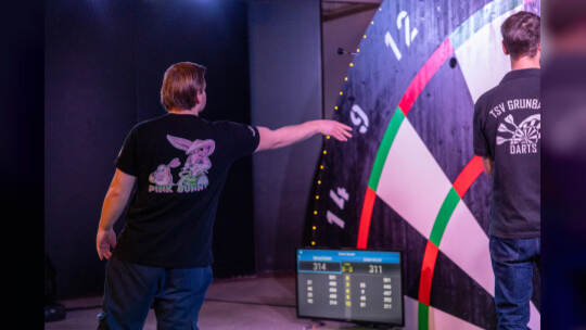 Darts Turnier Kieselbronn (Marcel "The Pink Bunny" Kolem)