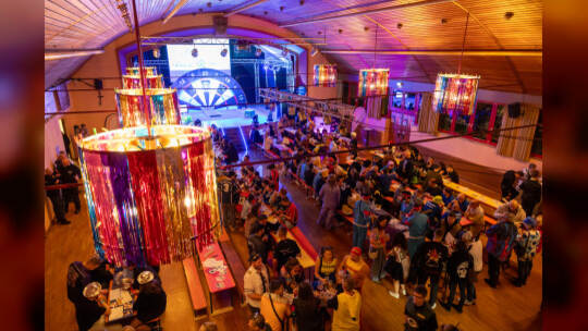 Darts Turnier Kieselbronn Stimmung