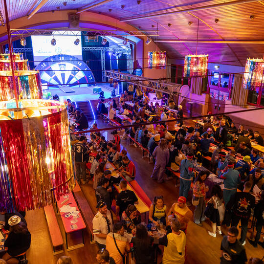 Darts Turnier Kieselbronn Stimmung