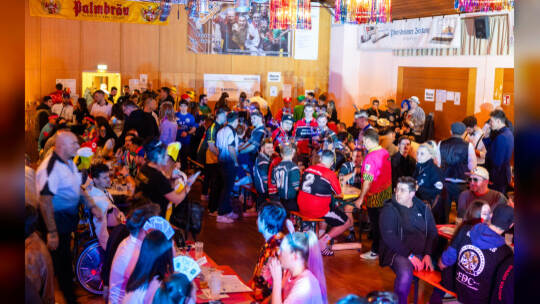 Darts Turnier Kieselbronn Stimmung