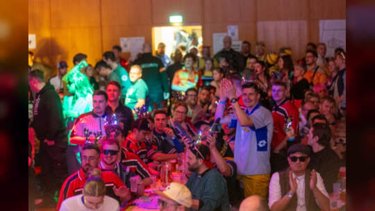 Darts Turnier Kieselbronn Stimmung